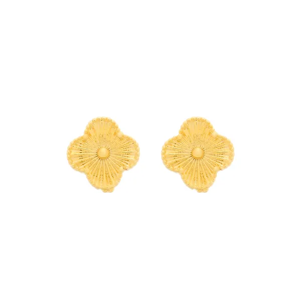Brinco Dourado de Flor